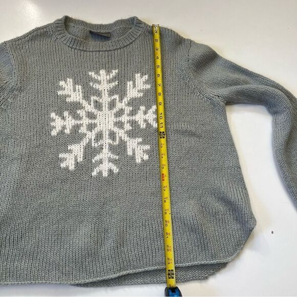 Wooden Ships GREY Knit Snowflake Knit M/L - Picture 10 of 10
